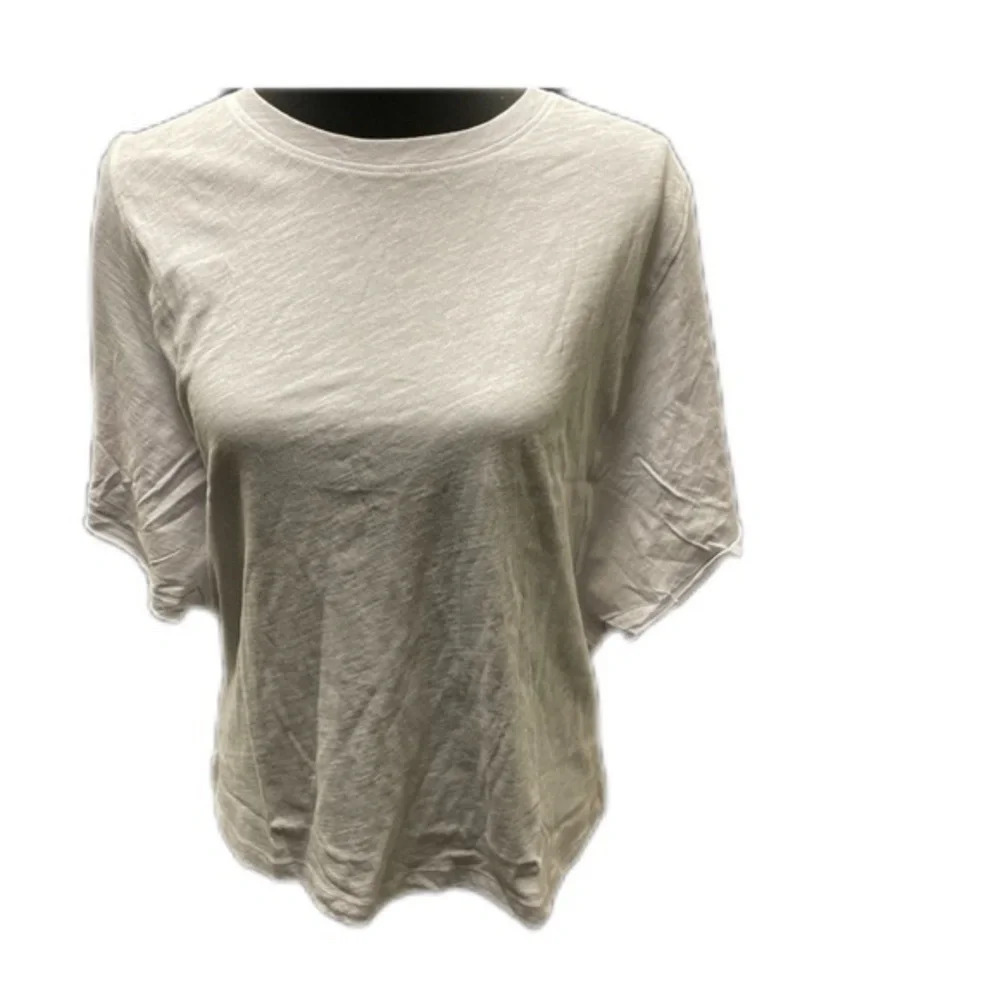 🥳 Grey State Women's Small Light Liliac Blouse with Butterfly Sleeves New